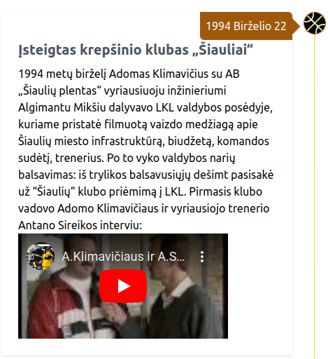 Klubo istorija